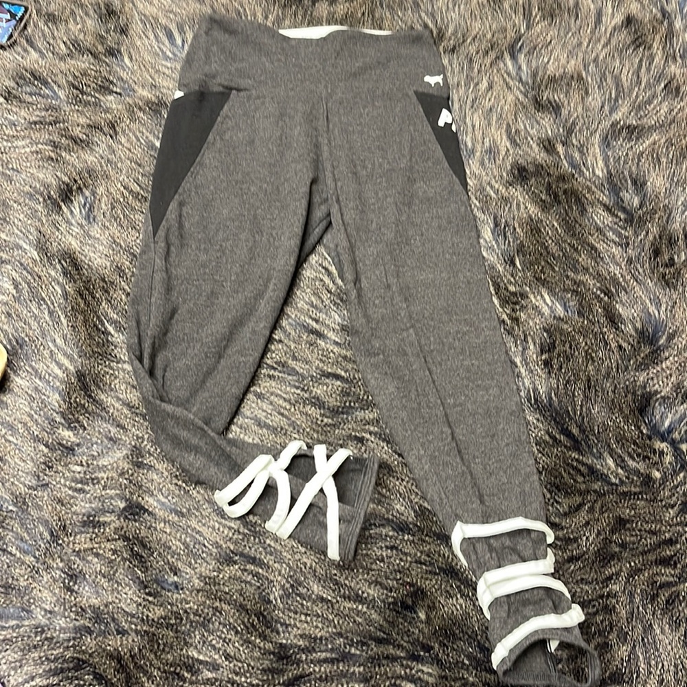Pink crop Leggings